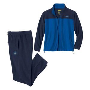 Atlas For Men Mens Fleece Tracksuit / Navy/Blue